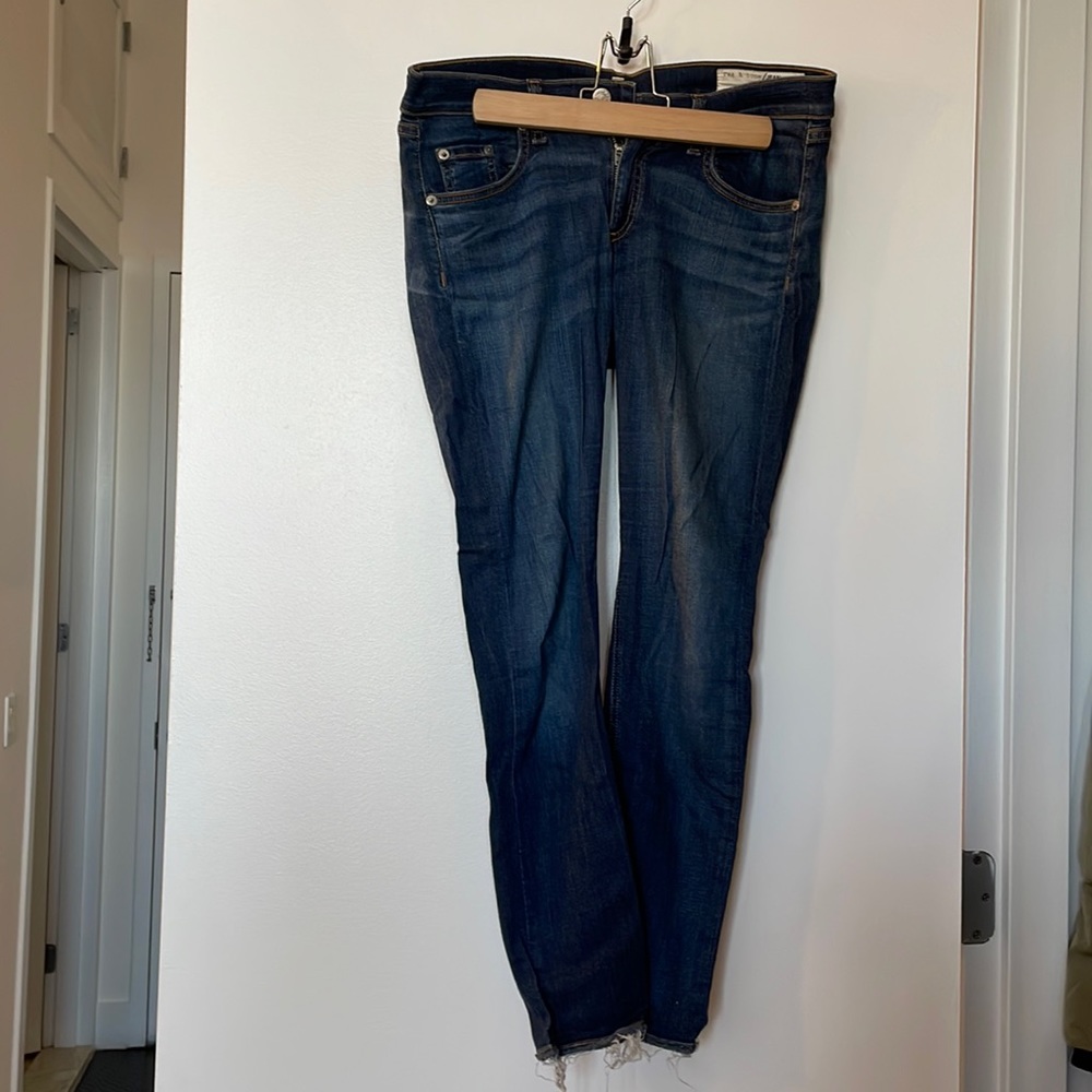 Rag and bone dark denim jean
